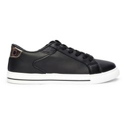 Klasyczne damskie buty sportowe czarne. Czarne buty treningowe bez wzorów, bez zapięcia. Za 86.94 zł.