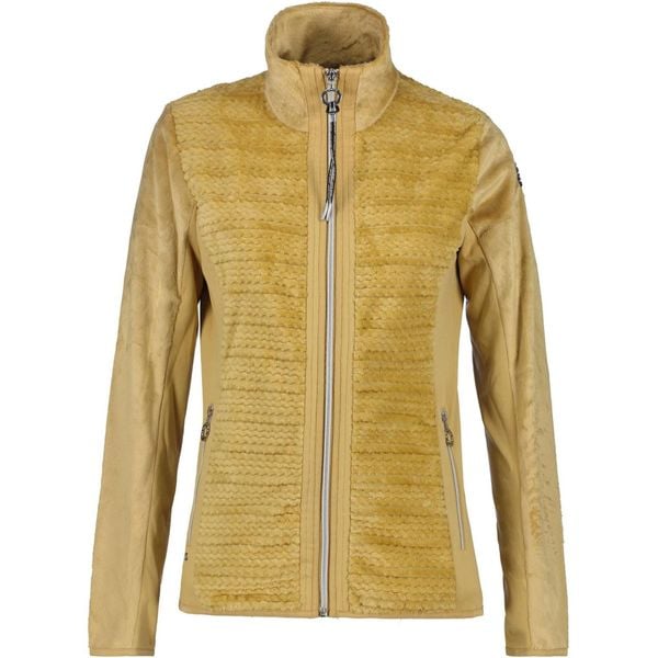 Sweter damski Luhta Ikaala. Żółte swetry Luhta, na zimę, s, bez wzorów, z polaru, eleganckie, bez ramiączek. Za 379.00 zł.