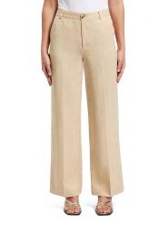 Scotch & Soda Spodnie w kolorze beżowym rozmiar: W32/L32. Brązowe spodnie materiałowe Scotch & Soda, bez wzorów, z materiału. Za 131.74 zł.