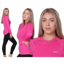 Bielizna termoaktywna damska Ice-Q Smart Woman Pink/Black. Czerwona bielizna termoaktywna damska ICE-Q, bez wzorów, bez ramiączek. W wyprzedaży za 129.99 zł.