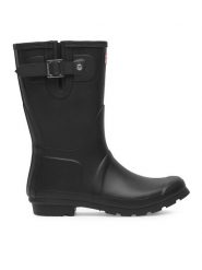Hunter Kalosze HFW-002 Czarny. Czarne kalosze Hunter, bez wzorów, z syntetyku, bez zapięcia. Za 249.99 zł.