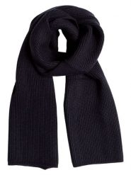 MOSS COPENHAGEN Szal "Rachelle" w kolorze granatowym rozmiar: onesize. Niebieskie szaliki i kominy Moss Copenhagen, bez wzorów, z materiału. Za 82.99 zł.