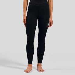 Spodnie termoaktywne damskie Odlo Active Warm Eco. Szare spodnie narciarskie ODLO, bez wzorów, z materiału, narciarskie. Za 249.99 zł.
