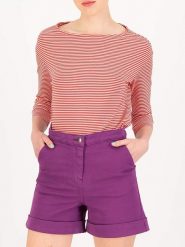 Blutsgeschwister Szorty "Hipsta Holiday Scout" w kolorze fioletowym rozmiar: XS. Różowe szorty Blutsgeschwister, bez wzorów, z bawełny. Za 79.21 zł.