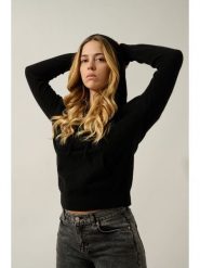 AUTHENTIC CASHMERE Kaszmirowy sweter "Solara" w kolorze czarnym rozmiar: M. Czarne swetry AUTHENTIC CASHMERE, m, bez wzorów, z kaszmiru, bez ramiączek. Za 478.99 zł.