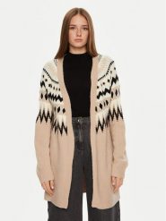 Brave Soul Kardigan LKC-555FAROEA Beżowy Regular Fit. Brązowe swetry Brave Soul, s, bez wzorów, z syntetyku, bez ramiączek. Za 79.99 zł.
