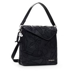 Plecak Desigual. Czarne plecaki Desigual, bez wzorów, bez dodatków. Za 219.99 zł.
