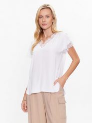 Marc Aurel Bluzka 6061 1000 93144 Biały Regular Fit. Białe bluzki Marc Aurel, bez wzorów, z syntetyku, bez kołnierzyka, bez ramiączek. Za 599.99 zł.