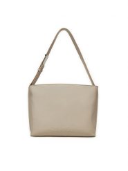 Calvin Klein Torebka K60K612570 Écru. Shopper bag Calvin Klein, bez wzorów, ze skóry, bez dodatków. Za 389.99 zł.