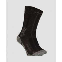 Skarpety X-SOCKS TREK SILVER 4.0. Czarne skarpetki sportowe X-Socks, bez wzorów, trekkingowe. W wyprzedaży za 120.00 zł.