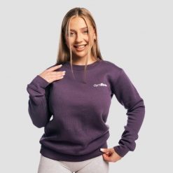 Bluza damska fitness regular fit Basic Obsidian. Czarne bluzy bez kaptura GYMBEAM, xl, bez wzorów, z bawełny, bez kaptura, na fitness i siłownię. Za 83.90 zł.