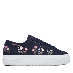 Tenisówki Superga. Niebieskie trampki Superga, bez wzorów, bez zapięcia. Za 319.99 zł.
