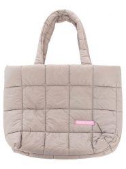 Zwillingsherz Shopper bag "Uni" w kolorze szarym - 48 x 36 cm rozmiar: onesize. Szare shopper bag Zwillingsherz, bez wzorów, z materiału, na ramię, pikowane, bez dodatków. Za 111.45 zł.