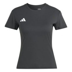 Koszulka I T-Shirt Adidas Sport Adizero Damskie. Czarne t-shirty sportowe adidas, m, bez wzorów, z materiału, bez ramiączek, do biegania. Za 167.99 zł.