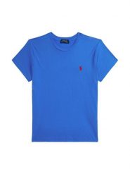 Polo Ralph Lauren T-Shirt 211B14605004 Niebieski Classic Fit. Niebieskie t-shirty Polo Ralph Lauren, xl, bez wzorów, z bawełny, bez kołnierzyka, bez ramiączek. Za 399.99 zł.