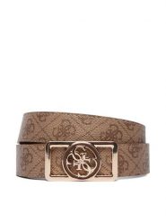 Guess Pasek BW9500 P6430 Brązowy. Brązowe paski Guess, z aplikacjami, ze skóry. Za 234.99 zł.