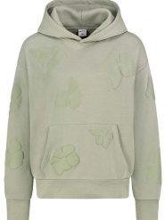 Sublevel Bluza w kolorze zielonym rozmiar: S. Zielone bluzy Sublevel, s, bez wzorów, z kapturem. Za 123.53 zł.