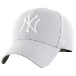 47 Brand New York Yankees MVP Cap, Czapka z daszkiem dla dorosłych. Szare czapki z daszkiem 47 Brand, bez wzorów, z wełny, sportowe. Za 161.00 zł.