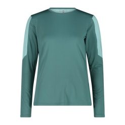 Damski jersey CMP. Zielone bielizna termoaktywna damska CMP, bez wzorów, z jersey, bez ramiączek, na fitness i siłownię. Za 235.50 zł.