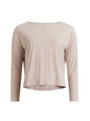 Rethinkit Koszulka funkcyjna "Vigga" w kolorze beżowym rozmiar: L. Brązowe t-shirty sportowe Rethinkit, l, bez wzorów, z materiału, bez ramiączek, outdoorowe. Za 114.17 zł.