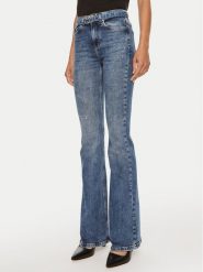 Pinko Jeansy Flora 100166 A22I Granatowy Flare Fit. Niebieskie jeansy Pinko, bez wzorów, z bawełny. Za 949.99 zł.