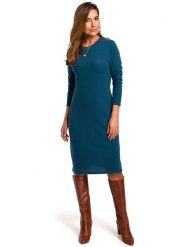 Stylove Sukienka w kolorze turkusowym rozmiar: L. Niebieskie sukienki Stylove, l, bez wzorów, bez kołnierzyka, bez ramiączek, midi. Za 189.29 zł.