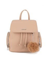 JENNY Plecak JNY-M-002-07 Beżowy. Brązowe plecaki Jenny, bez wzorów, z tworzywa sztucznego, bez dodatków. Za 139.99 zł.