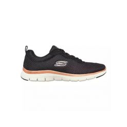 Buty do chodzenia damskie Skechers Flex Appeal 40. Czarne buty sportowe lifestyle Skechers, bez wzorów, z gumy, sportowe, bez zapięcia. W wyprzedaży za 294.80 zł.