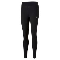 Damskie legginsy Puma ESS. Czarne legginsy Puma, bez wzorów, z bawełny, klasyczne, długie. Za 73.99 zł.