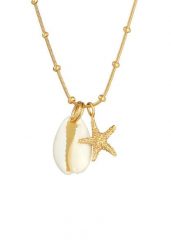 Elli Damski naszyjnik z muszlą Kauri Shell, rozgwiazdą, Summer Trend w pozłacanym różowym złotem srebrze 925 Sterling Silver Naszyjniki 1 ct. Czerwone naszyjniki Elli, z materiału, pozłacane. Za 390.39 zł.