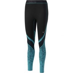 Mizuno Damskie Spodnie Impprinted Longtight/Black/Tile Blue S. Spodnie sportowe marki Mizuno. W wyprzedaży za 189.00 zł.