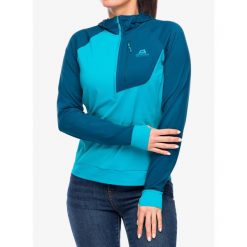 Bluza wspinaczkowa damska Mountain Equipment Aiguille Hooded Top. Niebieskie bluzy MOUNTAIN EQUIPMENT, s, bez wzorów, bez ramiączek, bez kaptura. Za 329.99 zł.