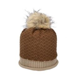 Czapka damska turystyczna CMP 5505624. Brązowe czapki zimowe CMP, bez wzorów, z dzianiny, eleganckie. Za 39.99 zł.
