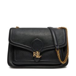 Torebka LAUREN RALPH LAUREN. Czarne kopertówki Lauren Ralph Lauren, bez wzorów, wizytowe, bez dodatków. Za 1,999.00 zł.
