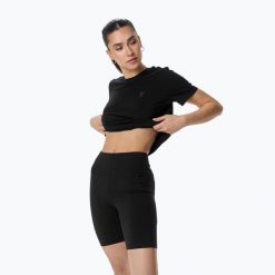 Spodenki treningowe damskie Cardio Bunny Biker. Czarne szorty sportowe Cardio Bunny, bez wzorów, z elastanu, na fitness i siłownię. Za 159.99 zł.