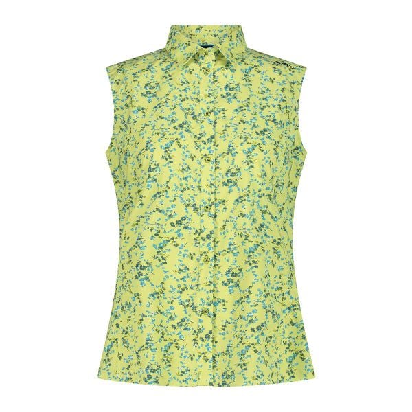 Koszula damska turystyczne CMP 34S6176. Zielone koszule CMP, l, bez wzorów, sportowe, bez kołnierzyka, bez ramiączek. Za 222.00 zł.