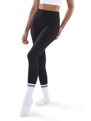Athleas Legginsy sportowe "Ania" w kolorze czarnym rozmiar: L/XL. Czarne legginsy Athleas, l, bez wzorów, z materiału, z podwyższonym stanem, outdoorowe. Za 173.99 zł.