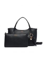 Guess Torebka HWBG97 35060 Czarny. Czarne shopper bag Guess, z aplikacjami, ze skóry, bez dodatków. Za 584.99 zł.