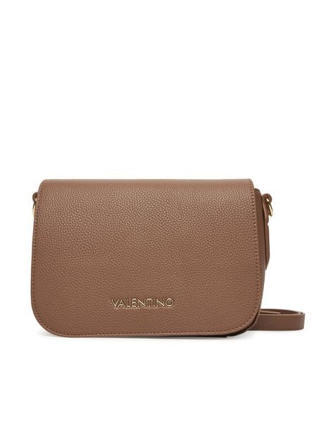 Valentino Torebka Brixton VBS7LX08 Brązowy. Brązowe listonoszki Valentino, bez wzorów, ze skóry, bez dodatków. Za 429.99 zł.