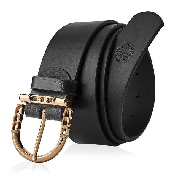 Skórzany pasek damski BETLEWSKI Czarny 75. Czarne paski Betlewski, bez wzorów, ze skóry. Za 109.00 zł.