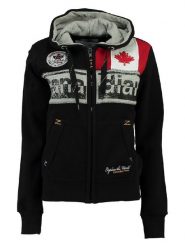 Canadian Peak Bluza "Flashy" w kolorze czarnym rozmiar: M. Czarne bluzy Canadian Peak, m, z aplikacjami, z bawełny, bez kaptura. Za 113.99 zł.