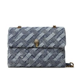 Torebka Kurt Geiger. Niebieskie torebki klasyczne Kurt Geiger, bez wzorów, klasyczne, bez dodatków. Za 899.99 zł.
