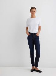 MAVI Dżinsy - Skinny fit - w kolorze granatowym rozmiar: W32/L28. Niebieskie jeansy Mavi, l, bez wzorów, klasyczne. Za 139.95 zł.