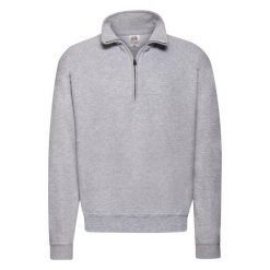 Bluza Rozpinana Unisex Dla Dorosłych Classic Heather. Szare bluzy fruit of the loom, s, bez wzorów, z bawełny, bez ramiączek, z kapturem. Za 146.99 zł.