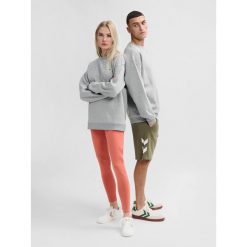 Luźna bluza z okrągłym dekoltem Hummel Bee. Szare bluzy Hummel, bez wzorów, sportowe, bez ramiączek, bez kaptura. W wyprzedaży za 132.00 zł.