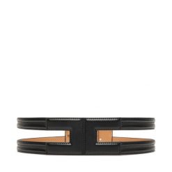 Pasek Damski Elisabetta Franchi. Czarne paski Elisabetta Franchi, bez wzorów. Za 649.99 zł.