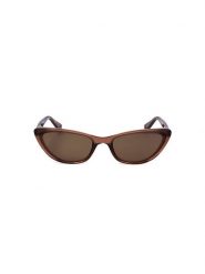 Polaroid Damskie okulary przeciwsłoneczne w kolorze jasnobrązowym rozmiar: 57. Brązowe okulary przeciwsłoneczne Polaroid, bez wzorów, z tworzywa sztucznego, szklane. Za 174.95 zł.