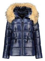 Geographical Norway Kurtka pikowana "Dolska" w kolorze granatowym rozmiar: XXL. Niebieskie kurtki Geographical Norway, xxl, bez wzorów, bez kaptura. Za 253.95 zł.