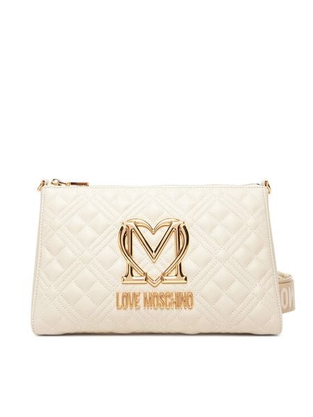 LOVE MOSCHINO Torebka JC4300PP0MK1211A Écru. Listonoszki Love Moschino, bez wzorów, ze skóry, bez dodatków. Za 639.99 zł.