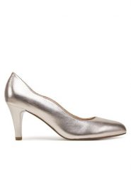 Caprice Szpilki 9-22402-44 Złoty. Żółte szpilki Caprice, bez wzorów, ze skóry, bez obcasa, na szpilce, bez zapięcia. Za 256.99 zł.